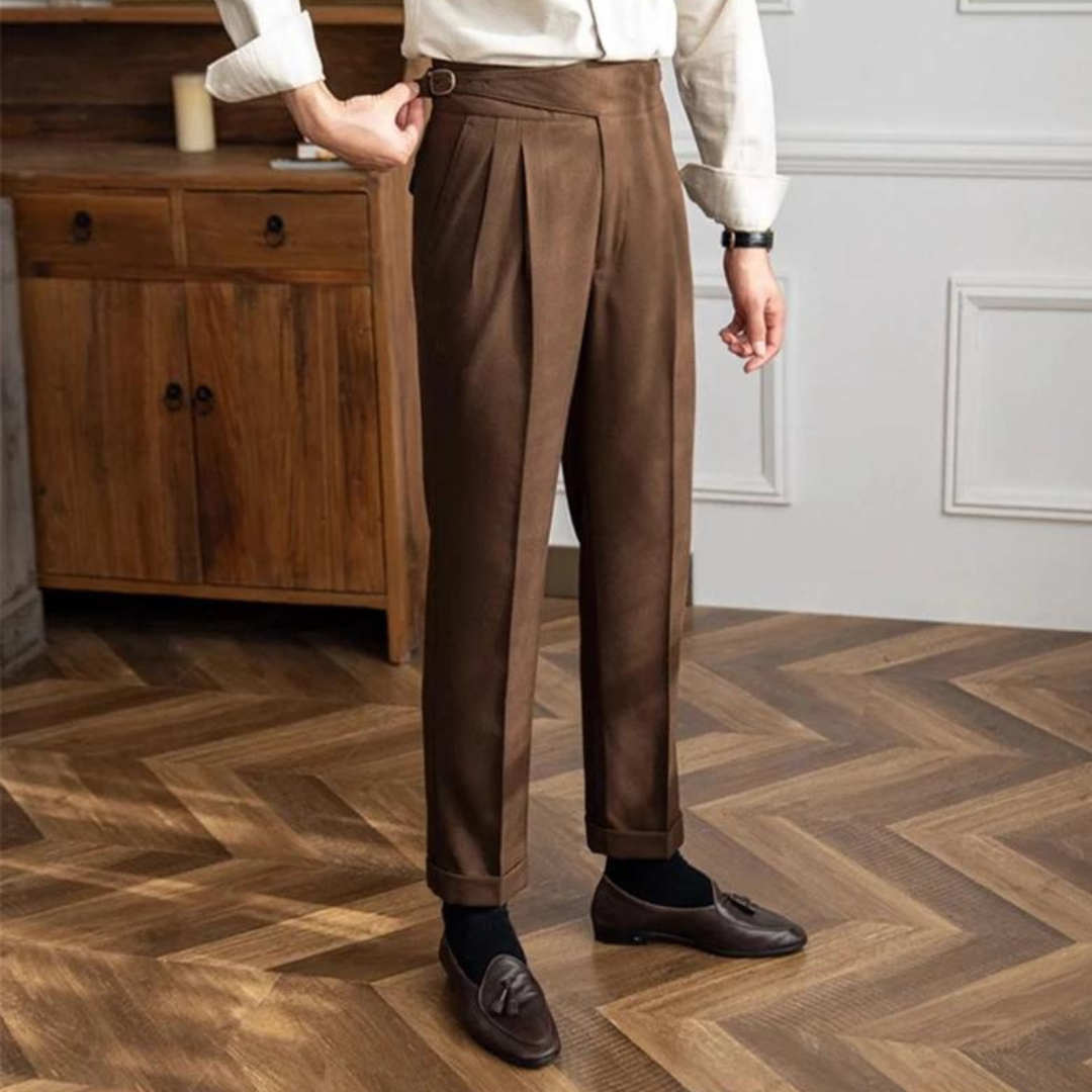 Levoire | Pantalon Faldattu Confortable Et Élégant Coupe Droite