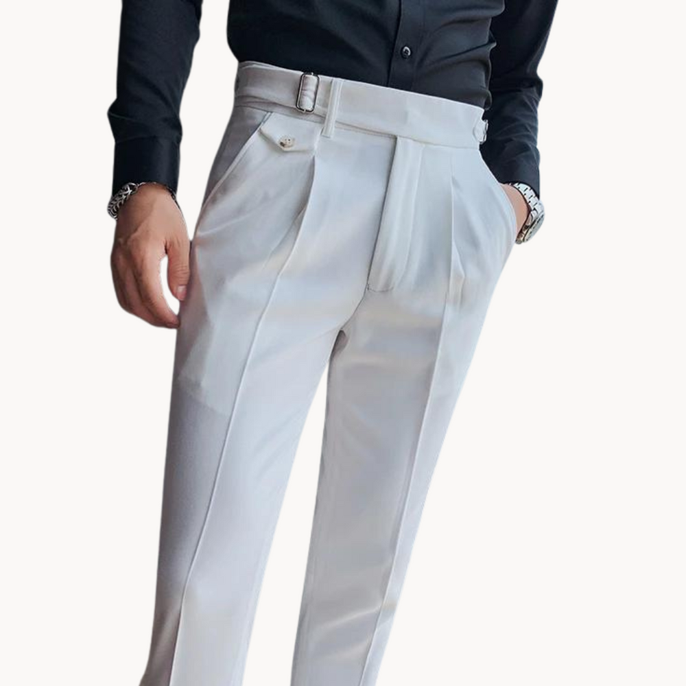 Levoire | Pantalons Élégants Récolte De Vin Style Britannique Et Coupe Confortable