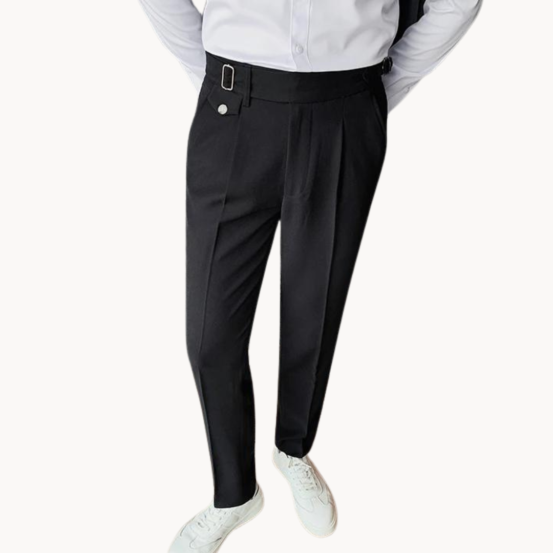 Levoire | Pantalons Élégants Récolte De Vin Style Britannique Et Coupe Confortable