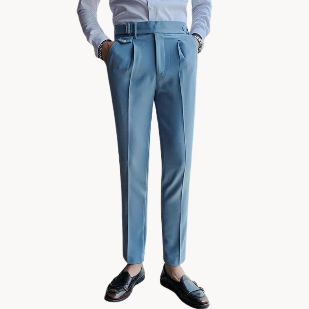 Levoire | Pantalons Élégants Récolte De Vin Style Britannique Et Coupe Confortable