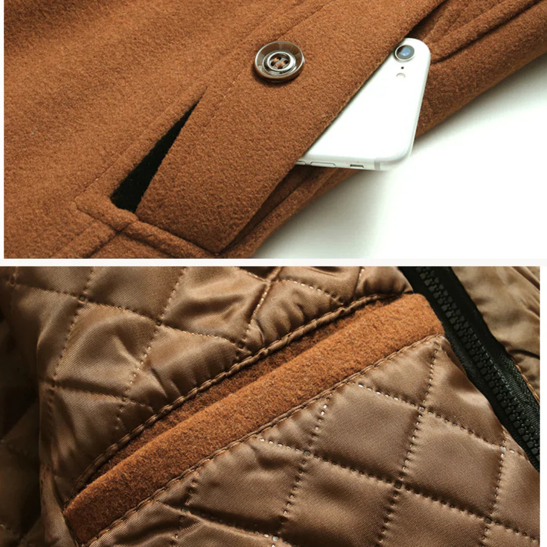 Levoire | Manteau en mélange de laine intemporel