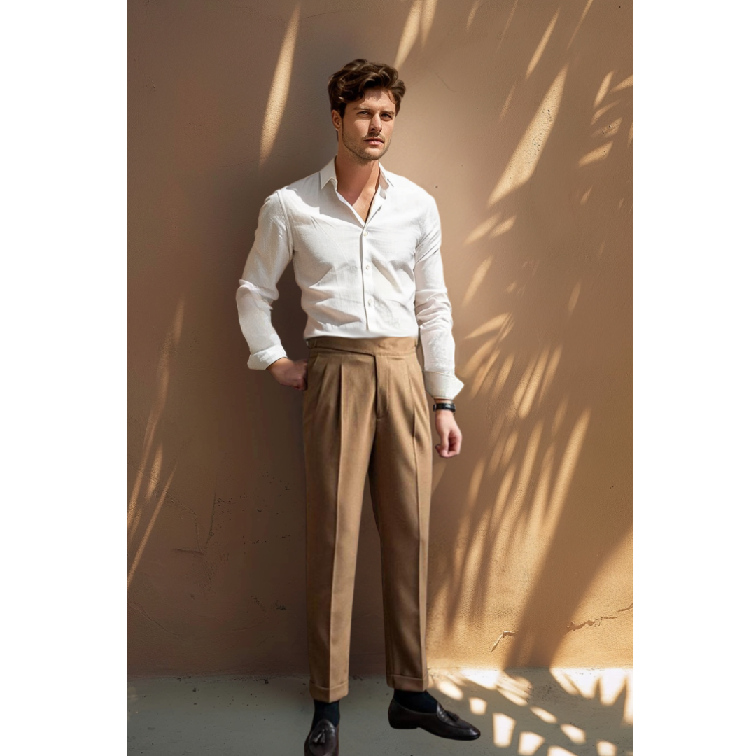 Levoire | Pantalon Faldattu Confortable Et Élégant Coupe Droite