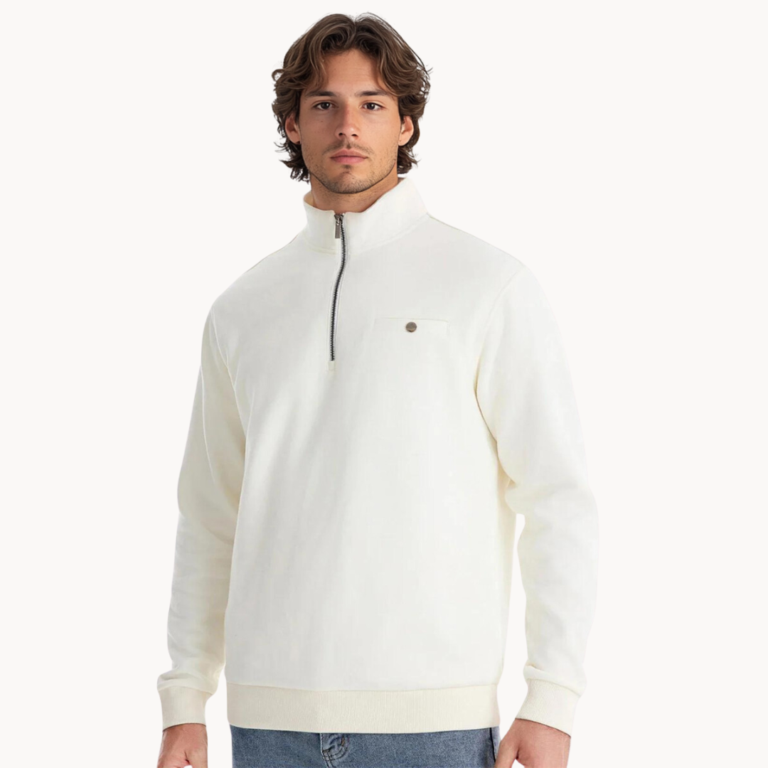 Levoire | Pull à manches longues à demi-zip chaud