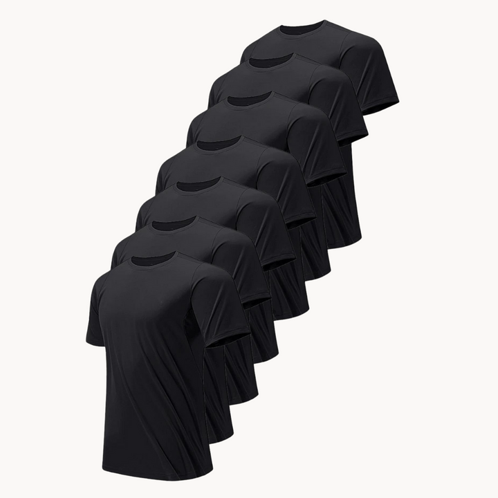 Levoire | Paquet Noir Actif Chemise À Manches Courtes Confort, Protection Et Style