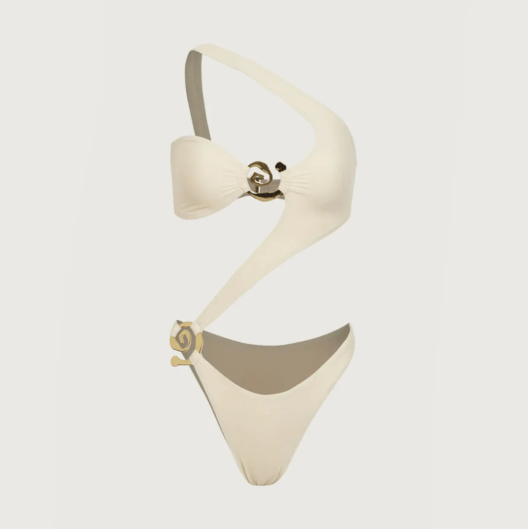 Levoire | De L'Océan Spiral Halter Maillot De Bain En Une Pièce