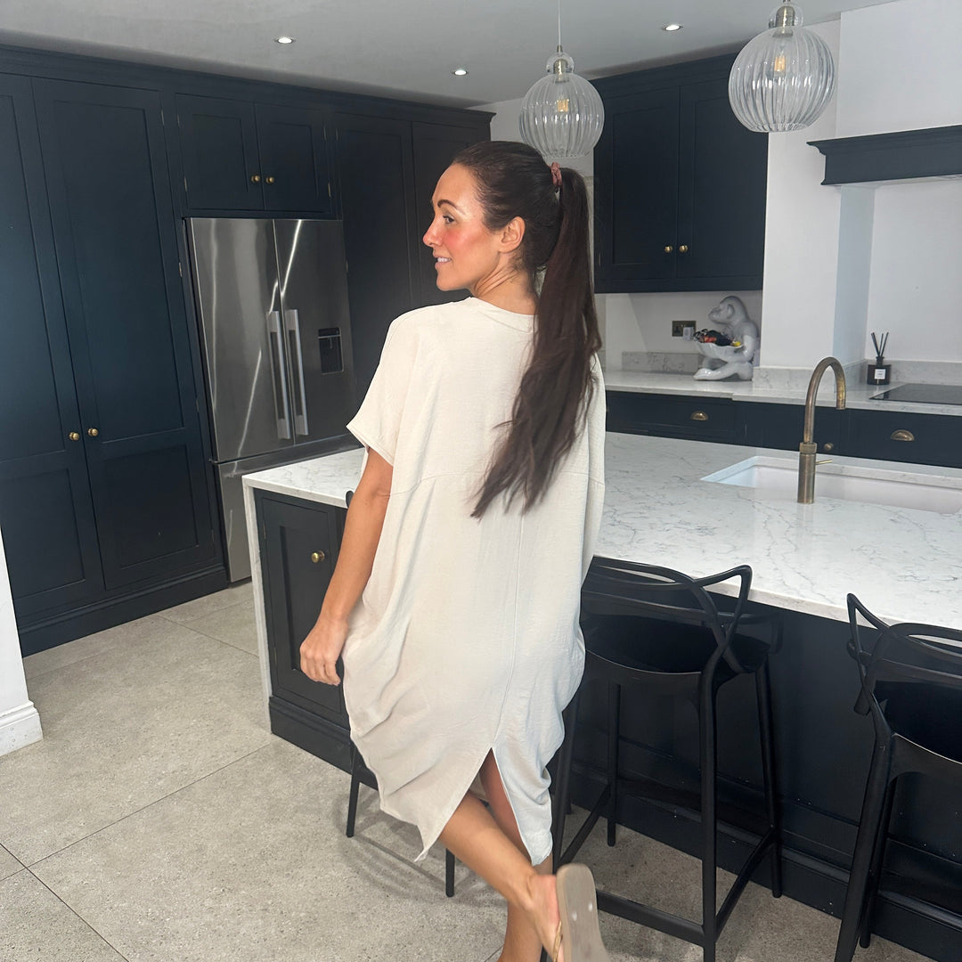Levoire | Robe Midi Avec Décolleté En V