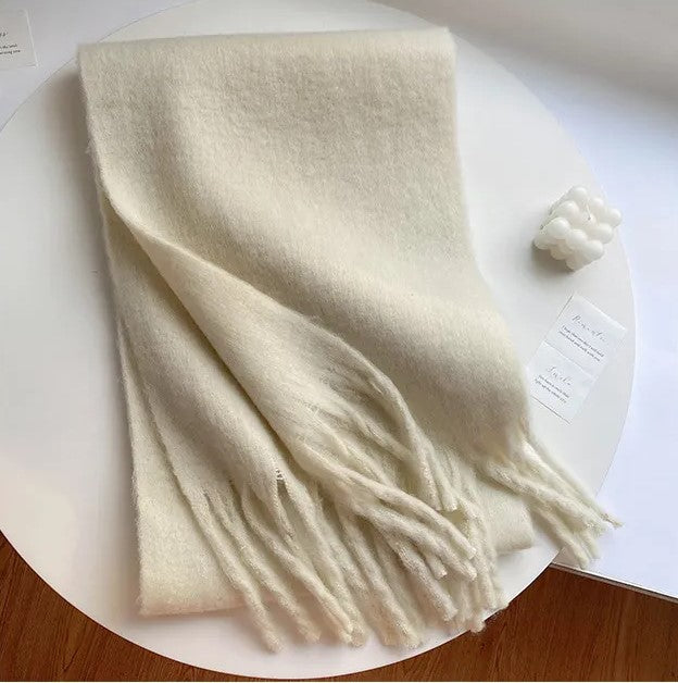 Levoire | Luxueux Chaud Cachemire Doux Écharpe Beige