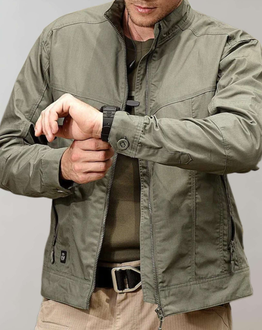 Levoire | Corné Veste D'Été Pour Hommes olive vert