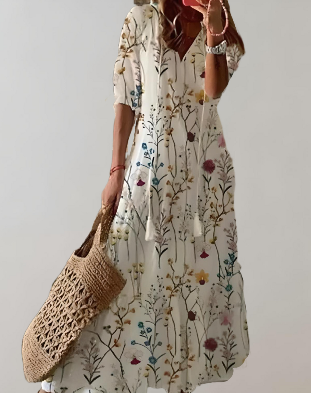 Levoire | Robe D'Été Longue Maxidress Pour Femmes Fleuri