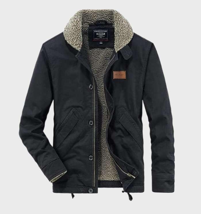 Levoire | Manteau Imperméable Pour Hommes Noir
