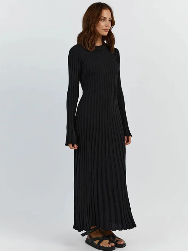 Levoire | Robe Maxi Tricotée Ajustée & Flatteuse