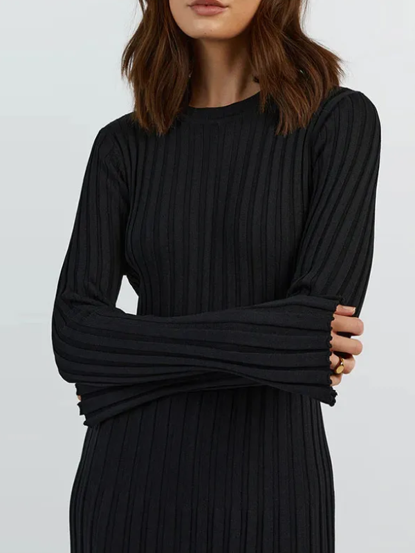 Levoire | Robe Maxi Tricotée Ajustée & Flatteuse