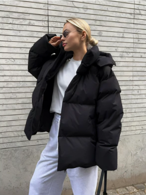 Levoire | Veste Doublée Chaude Noir