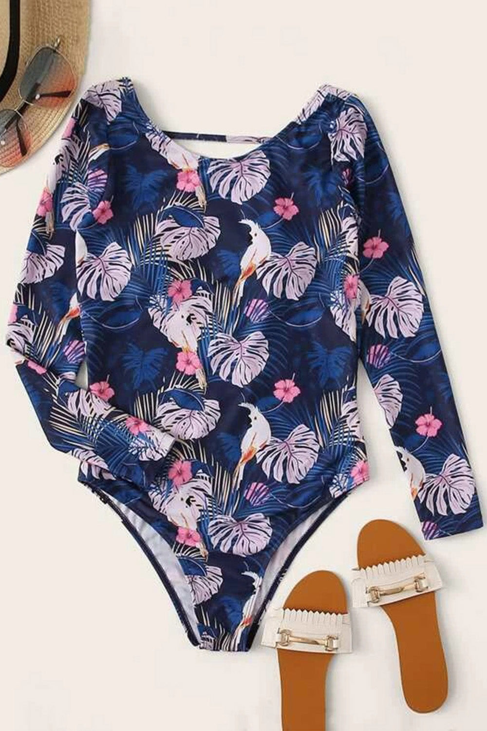 Levoire | Maillot de bain à manches longues Bleu