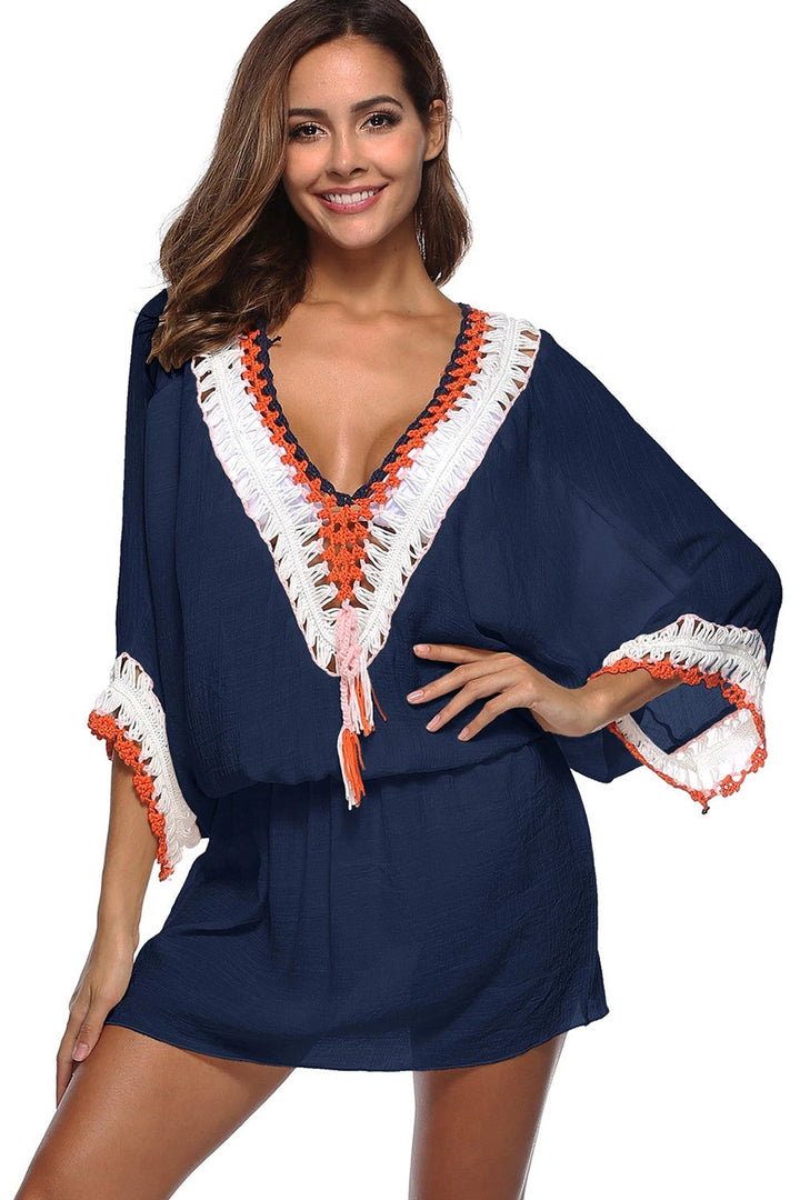 Levoire | Veste à panneaux Überwurf Bleu Taille unique