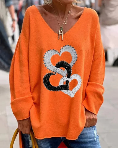 Levoire | Pull Graphique Confortable Pour Femmes