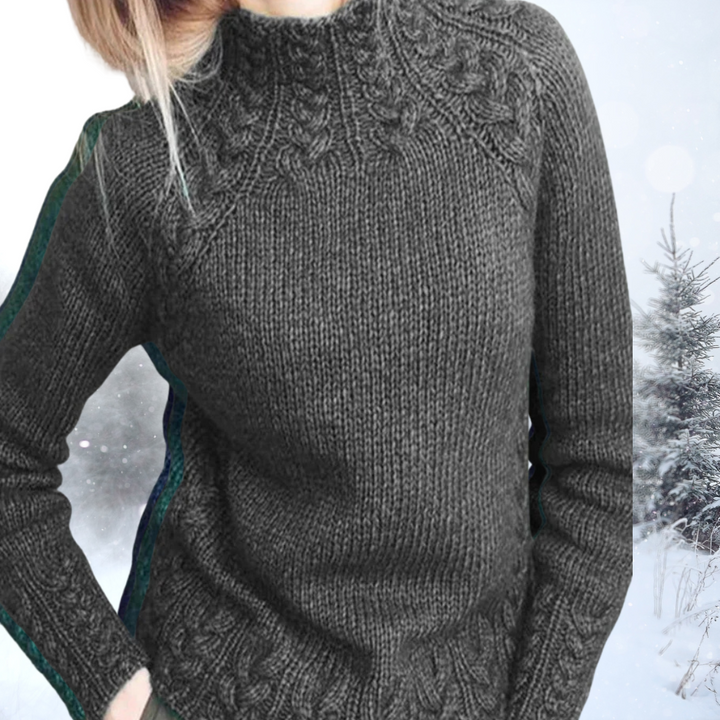 Levoire | Pull À Col Roulé Élégant Gris