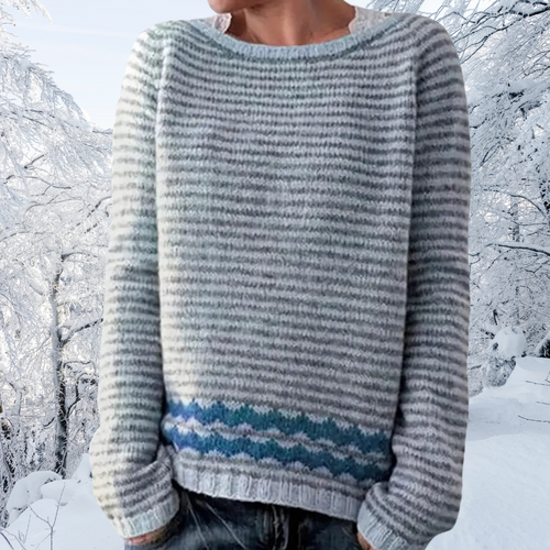 Levoire | Pull À Rayures Grises