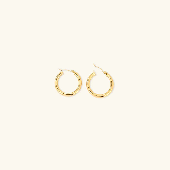 Levoire | Boucles D'Oreilles Rondes Larges Or 30 mm