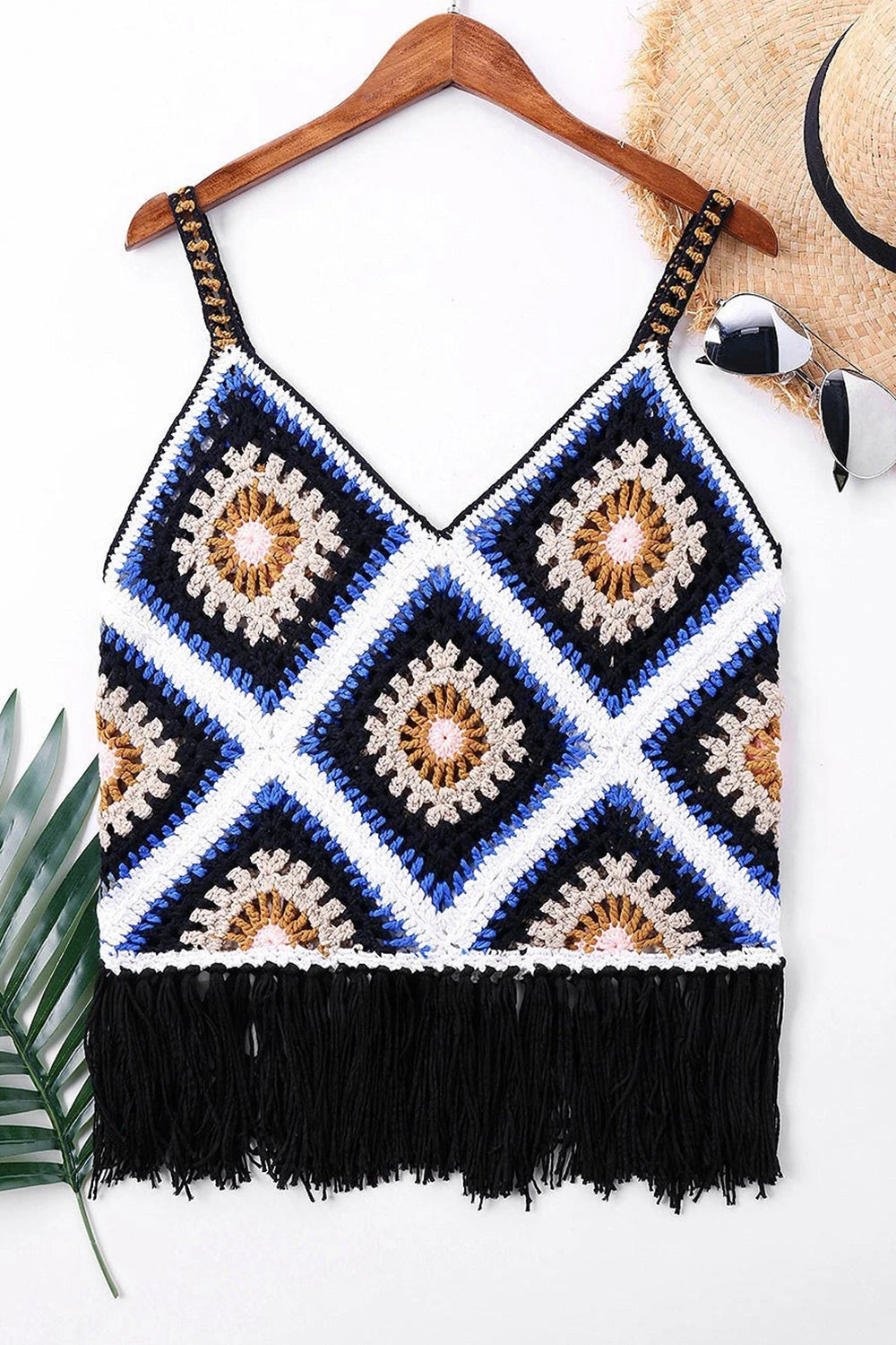 Levoire | Col Crochet-franges Couvrir Haut