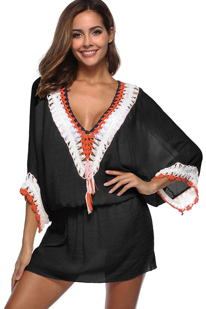 Levoire | Veste à panneaux Überwurf Noir Taille unique