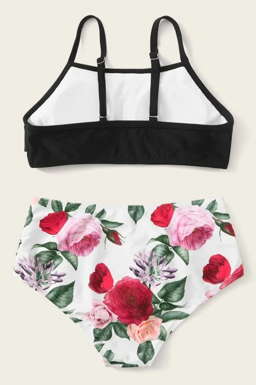 Levoire | Ensemble de Bikini à Volants à Fleurs