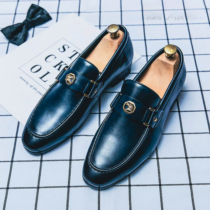 Levoire | Chaussures en Cuir Authentique Bleu