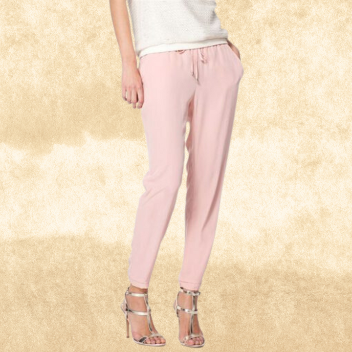 Levoire | Pantalon Femme Avec Taille Élastique Rosa