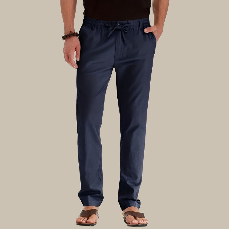 Levoire | Pantalons D'Été Confortables Avec Une Taille Élastique Et Une Coupe Ample merensini