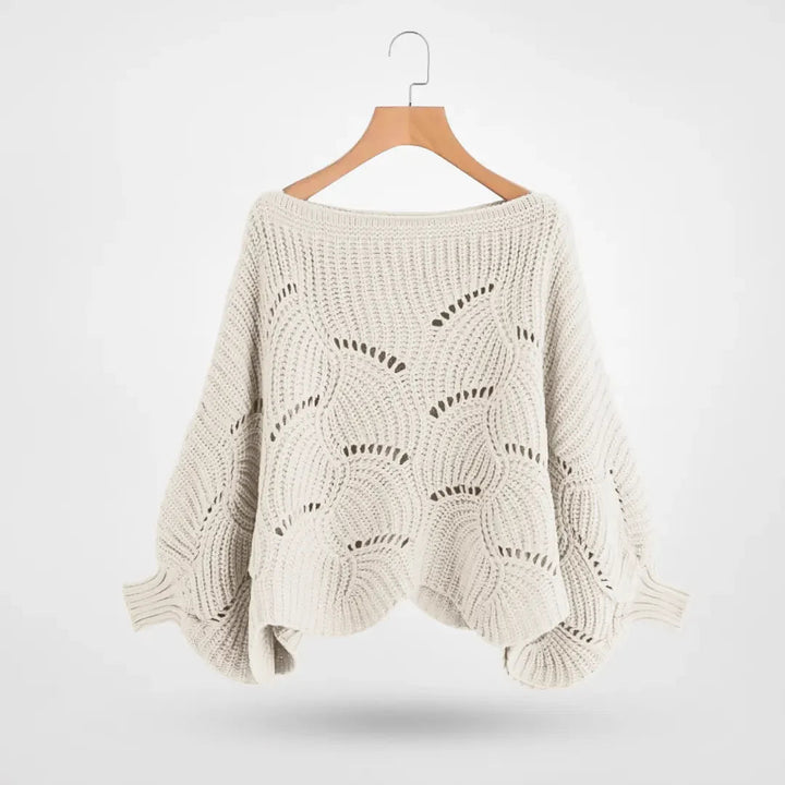 Levoire | Hoodie Tricot À Manches Longues Beige Une taille