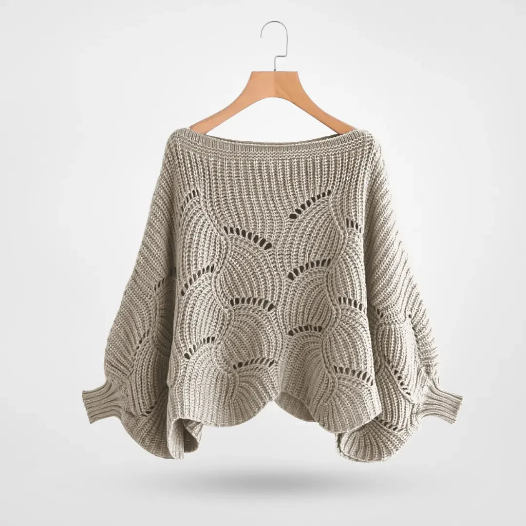 Levoire | Hoodie Tricot À Manches Longues Khaki Une taille