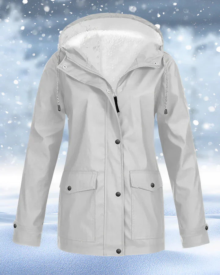 Levoire | Veste Chaude Imperméable Argent