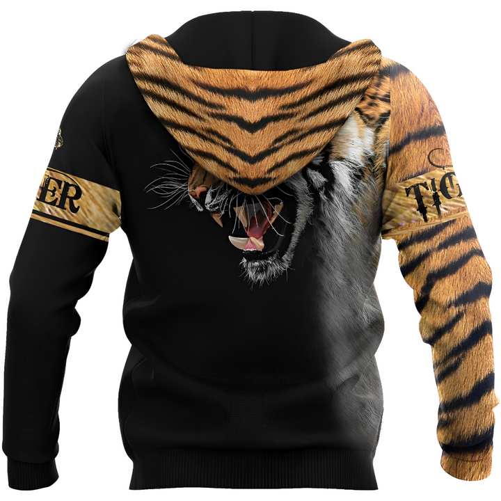 Levoire | Sweatshirts À Capuche Décontractés Avec Impression 3D De Tigre