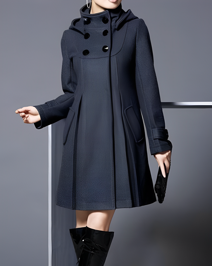 Levoire | Manteau doux et frais Gris Foncé