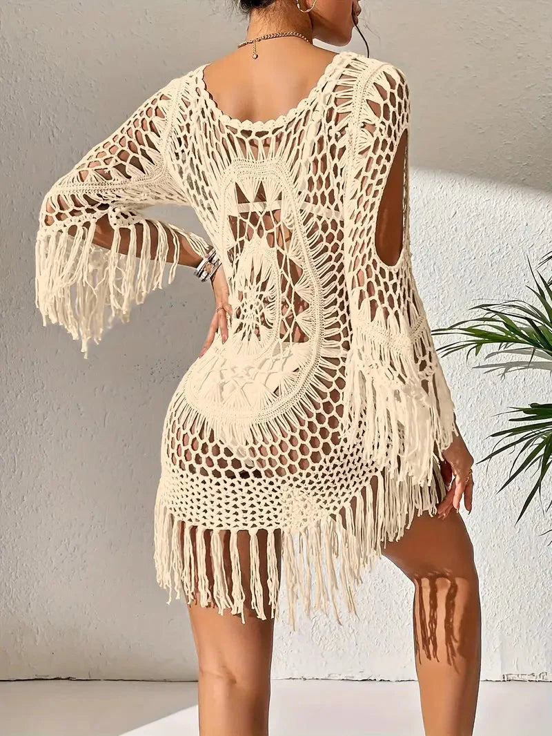 Levoire | Couverture Style Boho Manches Longues Maillot De Bain Tenues De Plage