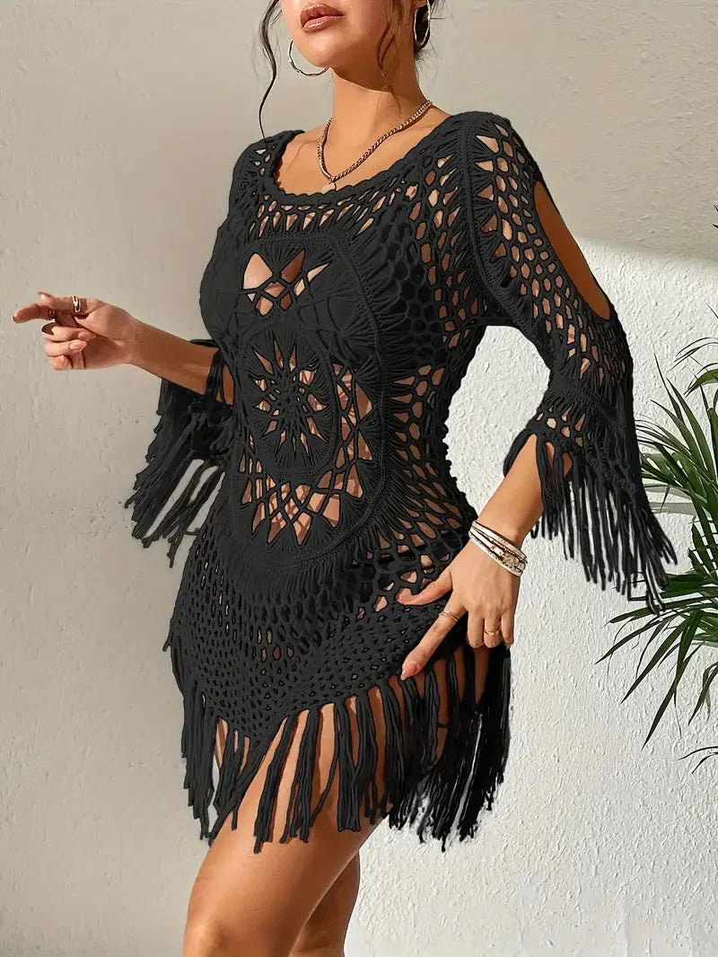 Levoire | Couverture Style Boho Manches Longues Maillot De Bain Tenues De Plage