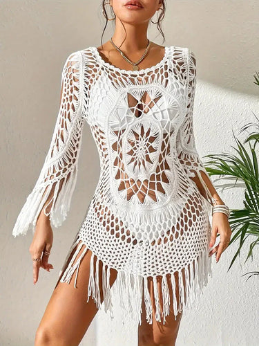 Levoire | Couverture Style Boho Manches Longues Maillot De Bain Tenues De Plage