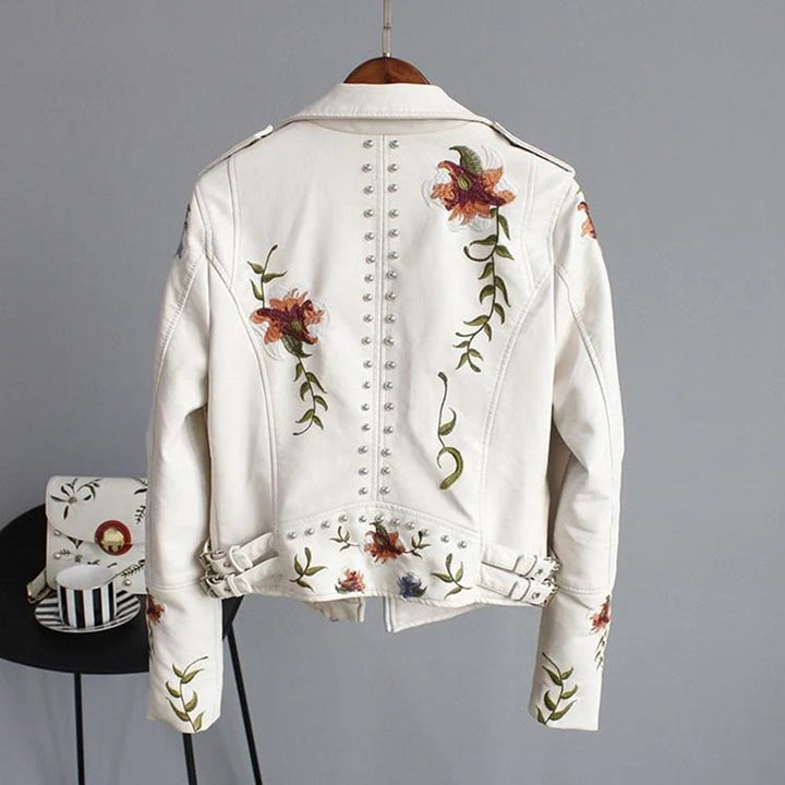 Levoire | Veste De Streetwear Élégante Avec Des Fleurs