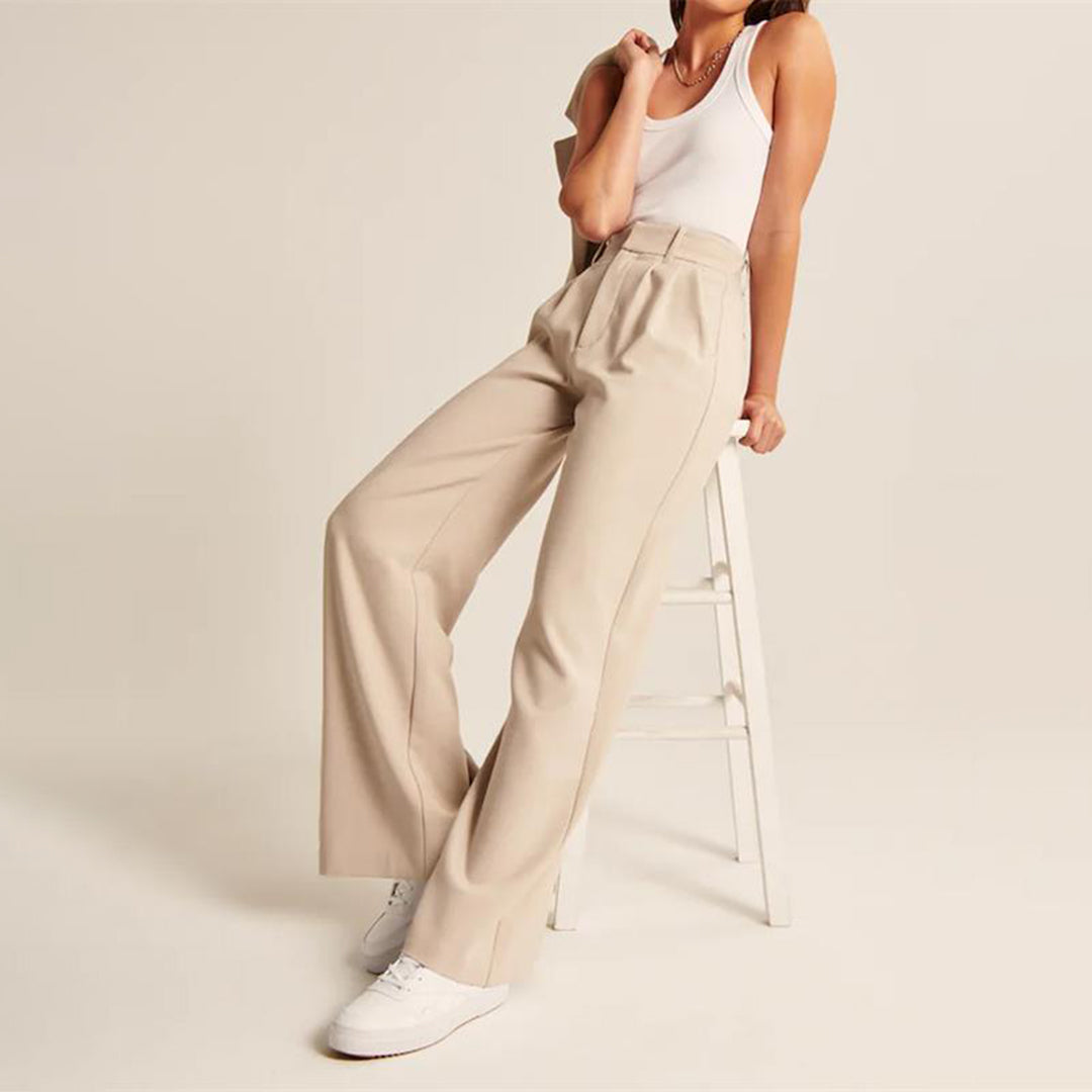 Levoire | Pantalons De Lounge Taille Haute beige