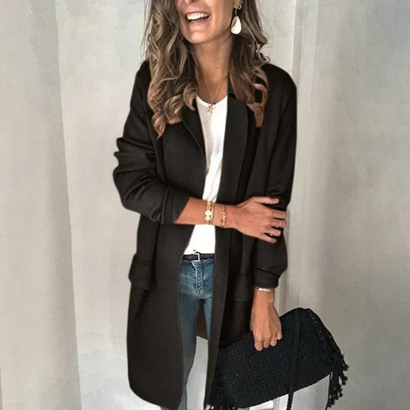 Levoire | Blazer Femme Confortable Pour Un Style Élégant Noir