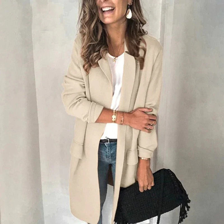 Levoire | Blazer Femme Confortable Pour Un Style Élégant Abricot