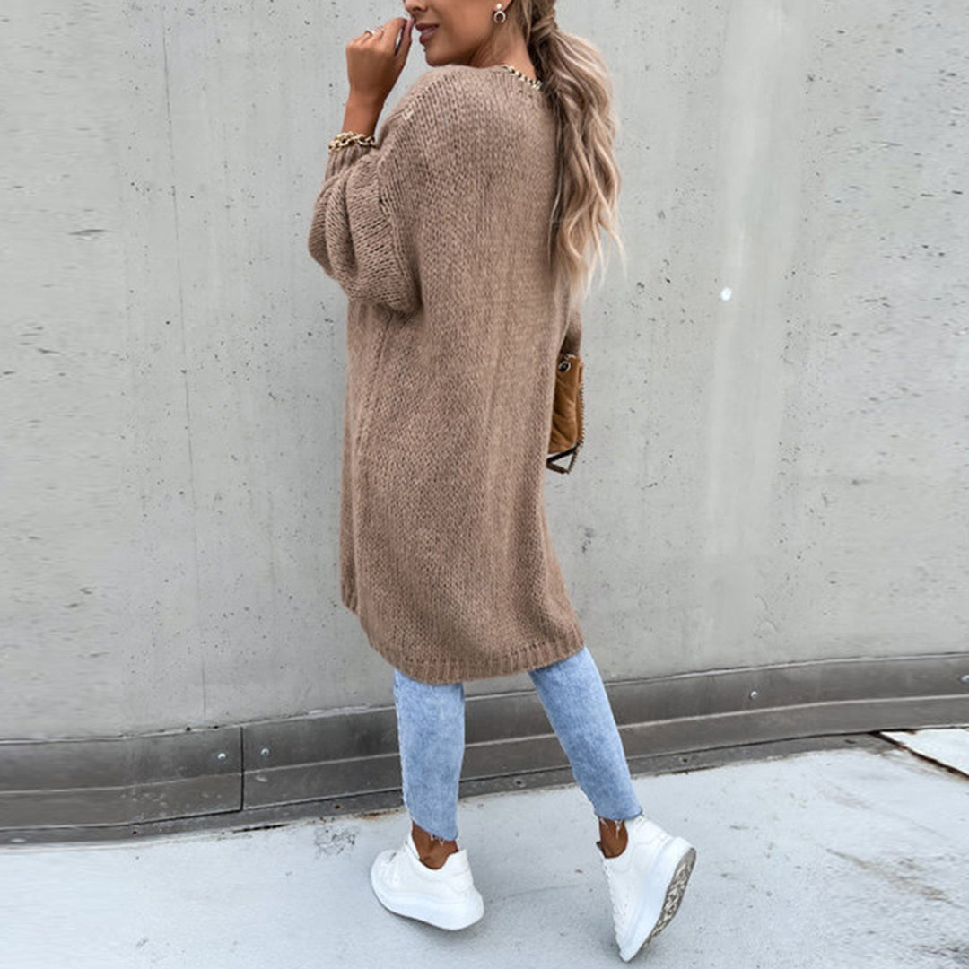 Levoire | Veste Tricot Longue Confortable Pour Femmes