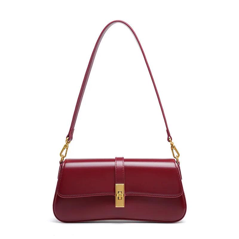 Levoire | Sac À Bandoulière En Cuir Pour Femmes Bordeaux