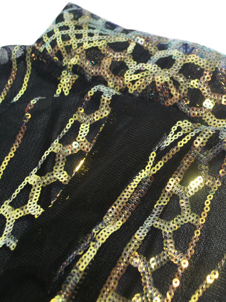 Levoire | Robe Midi À Paillettes Nettes Manglende