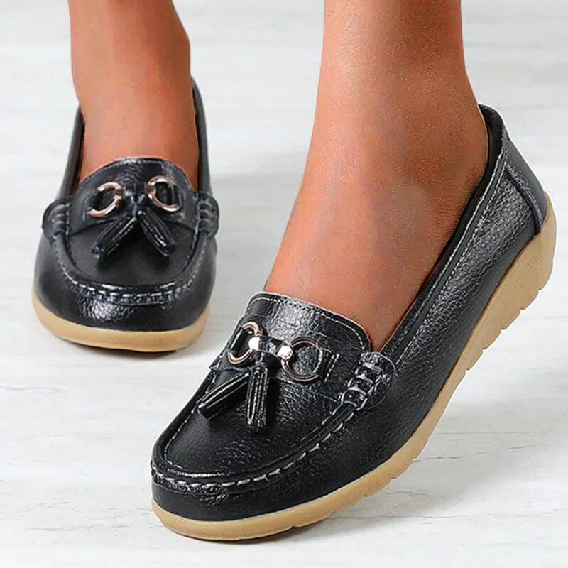 Levoire | Chaussures En Cuir Orthopédiques Noir