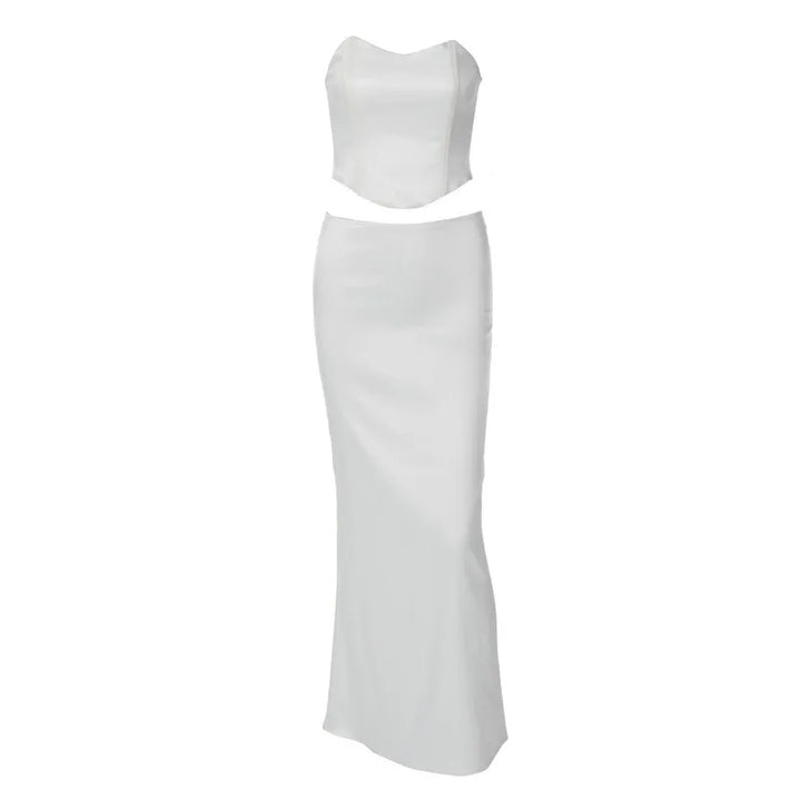Levoire | Top Court Style Corset & Ensemble Jupe Longue