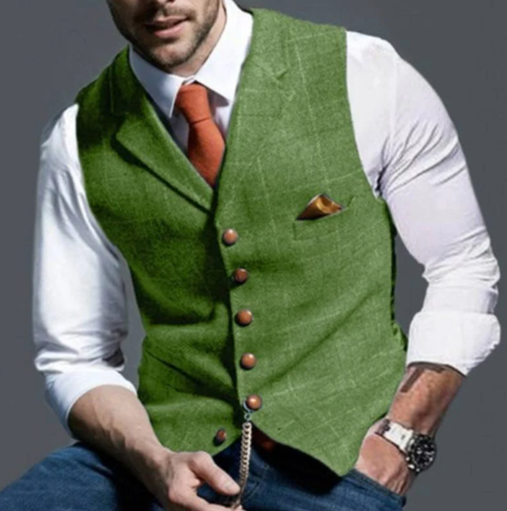 Levoire | Veste À Carreaux Stylée Vert clair
