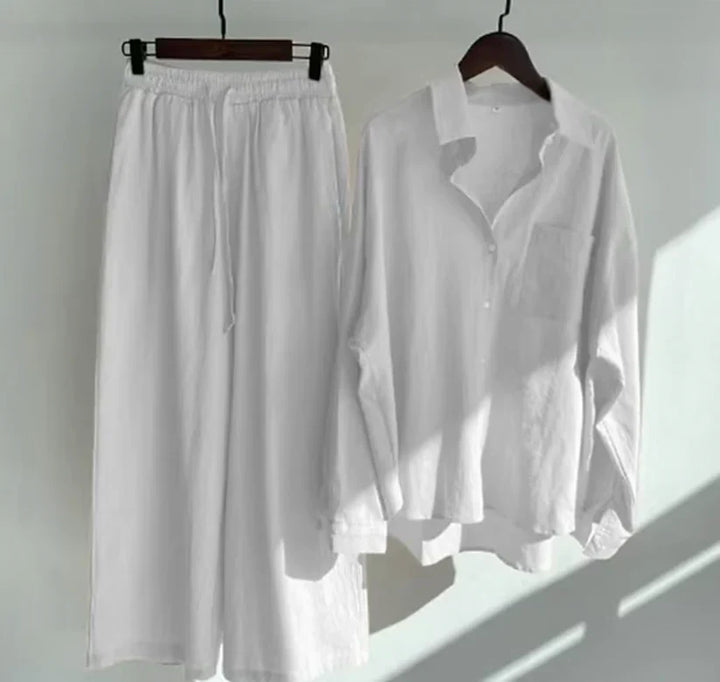 Levoire | Ensemble En Lin D'Été Blanc