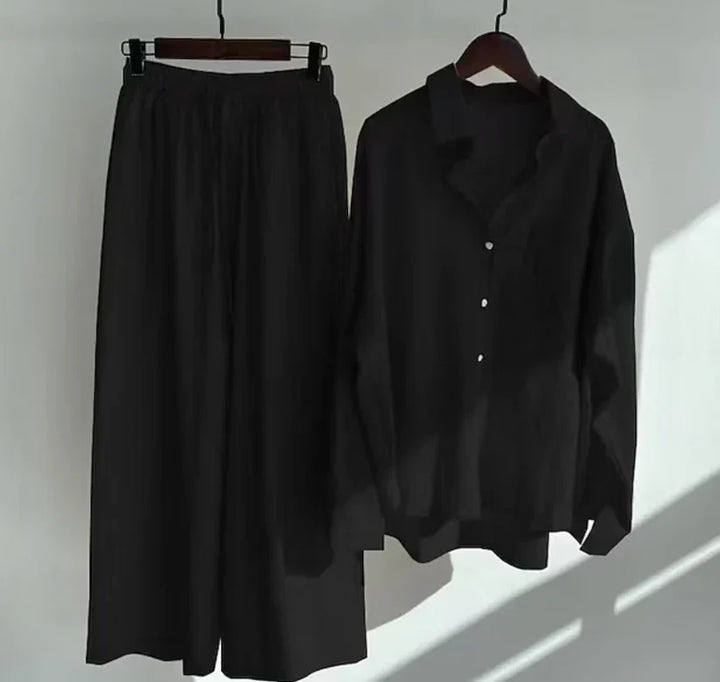 Levoire | Ensemble En Lin D'Été Noir