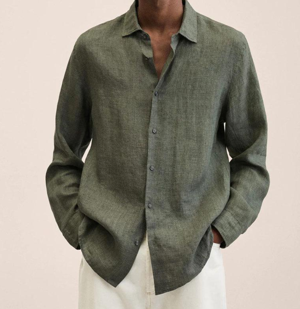 Levoire | Robe Élégante Bohème Vert foncé